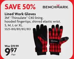 Home Hardware Lined Work Gloves offer