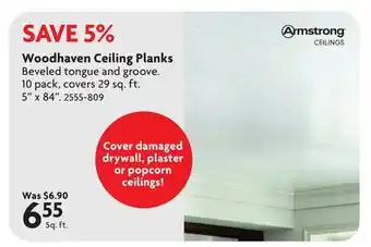 Home Hardware Woodhaven Ceiling Planks offer