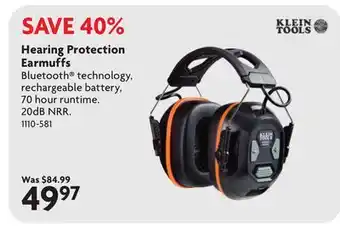 Home Hardware Hearing Protection Earmuffs offer