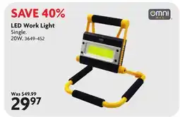 Home Hardware LED Work Light offer
