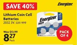 Home Hardware Lithium Coin Cell Batteries offer