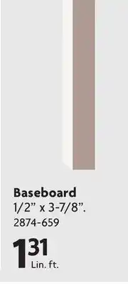 Home Hardware Baseboard offer