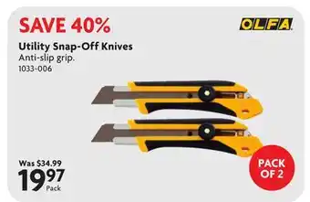 Home Hardware Utility Snap-Off Knives offer