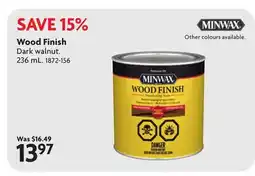 Home Hardware Wood Finish Dark walnut offer