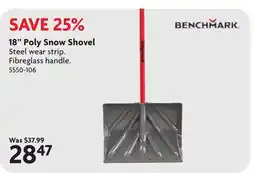 Home Hardware 18 Poly Snow Shovel offer