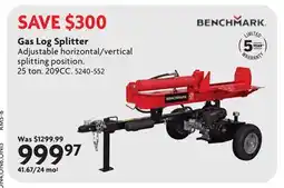 Home Hardware Gas Log Splitter offer