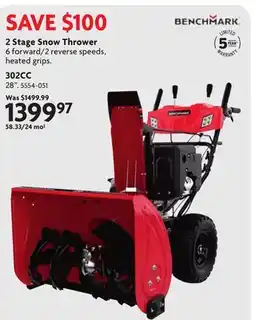 Home Hardware 2 Stage Snow Thrower offer
