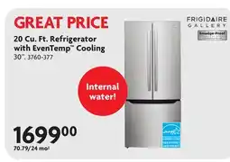 Home Hardware 20 Cu. Ft. Refrigerator with EvenTemp Cooling 30 offer