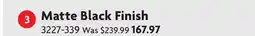 Home Hardware Matte Black Finish offer