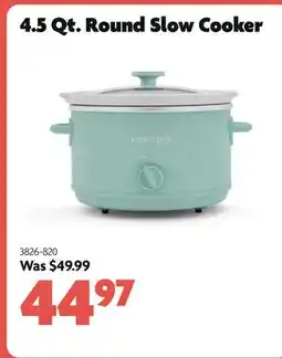Home Hardware 4.5 Qt. Round Slow Cooker offer