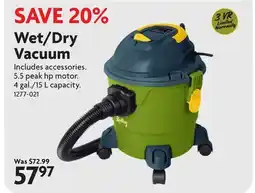 Home Hardware Wet/Dry Vacuum offer