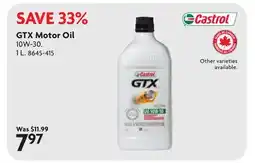 Home Hardware GTX Motor Oil offer