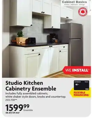 Home Hardware Studio Kitchen Cabinetry Ensemble offer