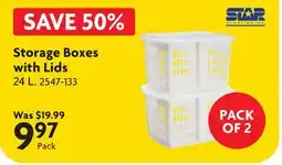 Home Hardware Storage Boxes with Lids offer
