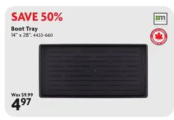 Home Hardware Boot Tray offer