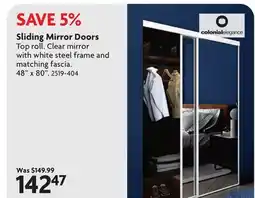 Home Hardware Sliding Mirror Doors offer