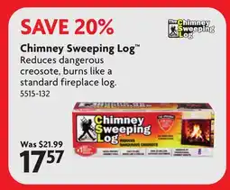 Home Hardware Chimney Sweeping Log offer