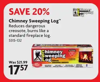 Home Hardware Chimney Sweeping Log offer