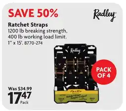 Home Hardware Ratchet Straps offer
