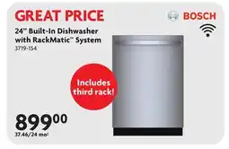 Home Hardware 24 Built-In Dishwasher with RackMatic System offer
