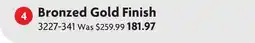 Home Hardware Bronzed Gold Finish offer