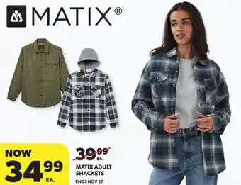 Real Canadian Superstore MATIX ADULT SHACKETS offer