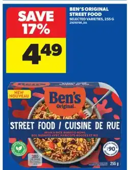 Real Canadian Superstore BEN'S ORIGINAL STREET FOOD, 255 G offer
