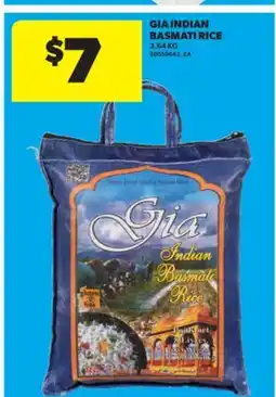 Real Canadian Superstore GIA INDIAN BASMATI RICE, 3.64 KG offer