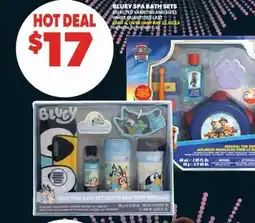 Real Canadian Superstore BLUEY SPA BATH SETS offer