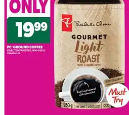 Real Canadian Superstore PC GROUND COFFEE, 800-930 G offer