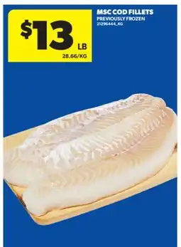 Real Canadian Superstore MSC COD FILLETS offer