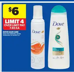 Real Canadian Superstore DOVE HAIR CARE, 355 ML offer