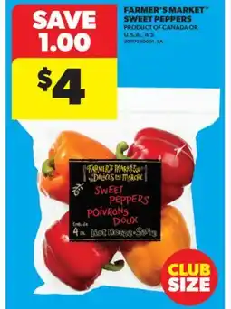 Real Canadian Superstore FARMER'S MARKET SWEET PEPPERS, 4'S offer