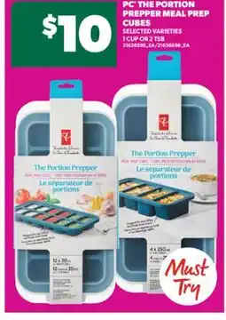 Real Canadian Superstore PC THE PORTION PREPPER MEAL PREP CUBES offer