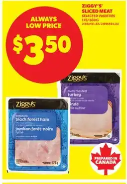 Real Canadian Superstore ZIGGY'S SLICED MEAT, 175/300 G offer