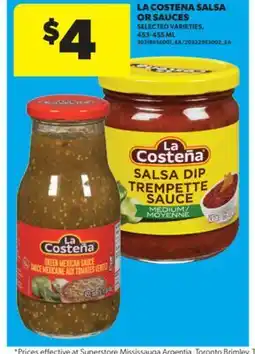 Real Canadian Superstore LA COSTENA SALSA OR SAUCES, 453-455 ML offer