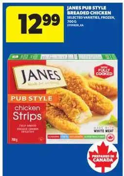 Real Canadian Superstore JANES PUB STYLE BREADED CHICKEN, 700 G offer