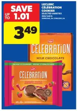 Real Canadian Superstore LECLERC CÉLÉBRATION COOKIES, 200/240 G offer