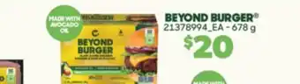 Real Canadian Superstore BEYOND BURGER , 678 g offer
