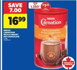 Real Canadian Superstore NESTLÉ CARNATION RICH & CREAMY HOT CHOCOLATE, 1.7 KG offer