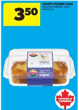 Real Canadian Superstore CRISPY POUND CAKE, 368 G offer