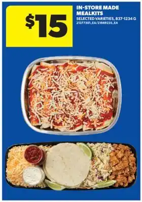 Real Canadian Superstore IN-STORE MADE MEALKITS, 837-1234 G offer