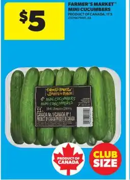 Real Canadian Superstore FARMER'S MARKET MINI CUCUMBERS, 11' S offer