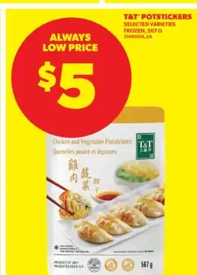 Real Canadian Superstore T & T POTSTICKERS, 567 G offer