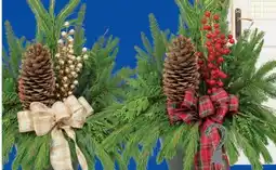 Real Canadian Superstore PC LARGE OUTDOOR ARRANGEMENT WITH PINE AND BERRIES offer