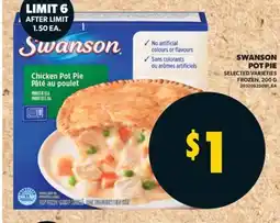 Real Canadian Superstore SWANSON POT PIE, 200 G offer