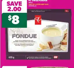 Real Canadian Superstore PC SWISS FONDUE, 400 G offer