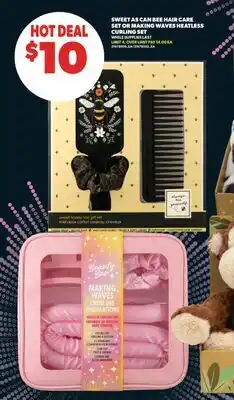 Real Canadian Superstore SWEET AS CAN BEE HAIR CARE SET OR MAKING WAVES HEATLESS CURLING SET offer