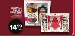 Metro LAURA SECORD GLASS JAR & GOURMET CANDY offer