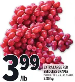 Metro EXTRA LARGE RED SEEDLESS GRAPES offer